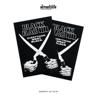 BLACK FLAG BACKPATCH BLACK FLAG PATCH/ BACKPATCH/