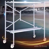 Foot Stand Foot Stand Decoration Platform Type Shi Round Tube Bed Foot Stand Thickened Galvanized Mo
