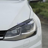 台灣現貨福斯VW Golf7專用改裝燈眉7.5裝飾大燈貼r飾條19款golf一對裝絨