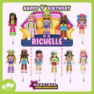 AVASTAR Cake Topper + Custom Name Birthday Decoration