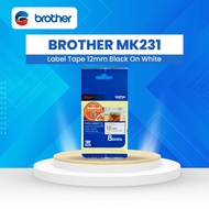 BROTHER Label Tape MK231 12mm Black On White M-K231 MK 231