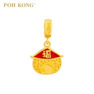 POH KONG 916/22K Yellow Gold Auspicious Abundance of Gold Pendant_small