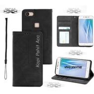 Case Vivo V7 Vivo 1718 Flip Cover Wallet Sarung Hp Casing Dompet Flip Magnet