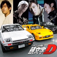 โมเดลรถโลหะผสมจำลอง Initial D Toyota AE86โมเดลรถของเล่นเด็ก GTR โมเดลรถมาสด้า