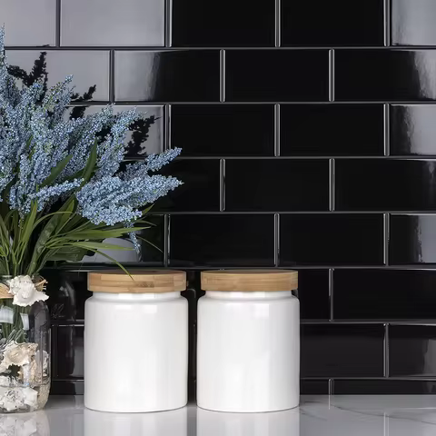 10pcs Thicker Design Peel and Stick Subway Tile Sticker Backsplash Self Adhesive Vinyl Wall Tiles fo