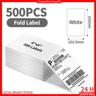 Waybill Sticker FOLD A6 Size 100x150mm Waybill Sticker Thermal Paper Waybill Paper 500pcs 350pcs
