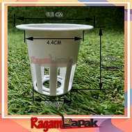netpot 5 cm / Netpot Putih 5 cm / Netpot hidroponik putih 5cm / Netpot