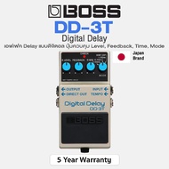 BOSS DD-3T Digital Delay เอฟเฟคกีตาร์ เสียง Digital Delay ปุ่มควบคุม Level, Feedback, Time, Mode วงจ