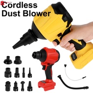 Cordless Dust Blower 20V 1000W Electric Leaf Blower with 5 Nozzles 40000RPM Brushless Air Duster