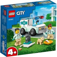 [TC Toys] LEGO 60382 City Veterinary Box Type Car Rescue Building Block Vehicle Original Price 359