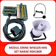 Whelen hhs aux mic 60 Watt set speaker narae oval 20 Watt