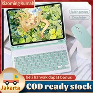 Keyboard Bluetooth Nirkabel 10 inci Keyboard Sentuh Portabel Ringan Untuk iPad