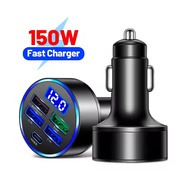 Mobil Charger HP 4 Port USB 2 Port USB HP Car Charger Super Fast Charging 3.1A Qualcomm QC3.0 8A 4 i