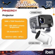 [NEW] Pinergy HY800 PRO HY300 PRO+ Android 13 Portable Mini Projector 2.4G/5G Wifi 6 BT5.4 4K Projec