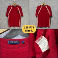 MERAH Edwin Sport Red T-Shirt Original