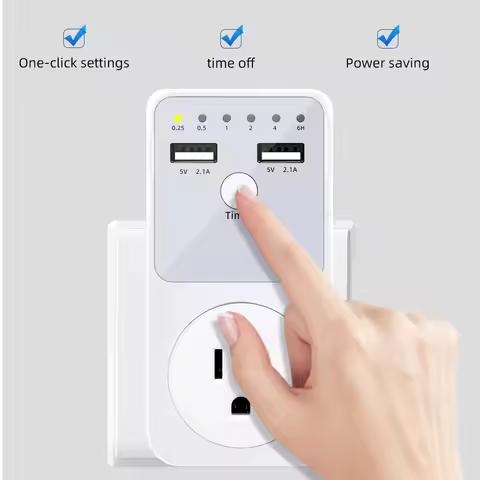 Electronic Timer Switch 6 Hour EU UK US FR Plug Kitchen Timer Outlet Timing Socket 220V 120V Automat