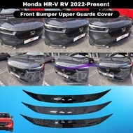 Honda HRV HR-V RV 2022-2025+ Carbon Trim/Glossy Black Front Bumper Decoration Cover For HRV