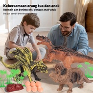 Mini Dino Rubber Toys Set Wild Animals Toys Animals Wild Animals Land Miniature Educational Toys