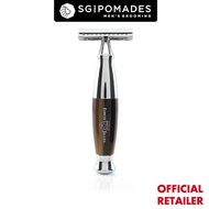 Edwin Jagger - Diffusion 36 Range - Imitation Light Horn & Chrome Double Edge Safety Razor