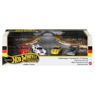 Hot Wheels Premium Collector Display Set German Racers Dash S(Porsche 935, Porsche 911R, Porsche 917