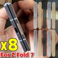 Dustproof Mesh Metal Stickers - For Galaxy Z Fold 7 - Self adhesive Protective Cover - Speaker Dust 