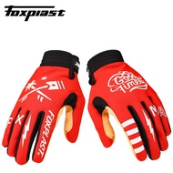 High Quality FOXPLAST MX Pawtector Mountain Bicycle Cycling Motocross Motorbike Racing White Black Gloves