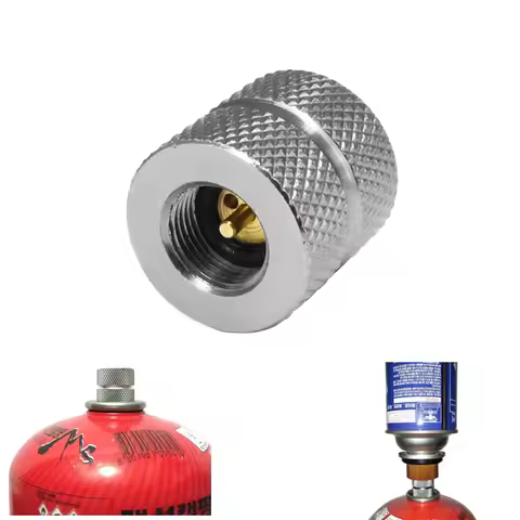Outdoor Camping Butane Stove Gas Refill Adapter Cartridge Gas Nozzle Bottle Type Cartridge Screw Typ