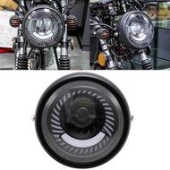 Motorcycle Universal Headlight CG125 GN125 Harley Angel Eye Headlight Headlight LED Round Light