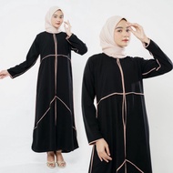 Abaya Polos Abaya Bordir Gamis Maxi Dress Arab Saudi Zephy Turkey