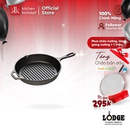 Lodge Cast Iron Grill Pan 26.04cm