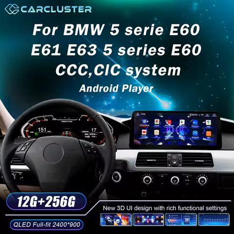 LCD Digital Dashboard Cluster Panel Cockpit Voor For BMW 5 Series E60 E61 E63 CCC,CIC System Android