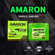 Amaron Battery NS60LS NS60 Car Battery Bateri NS60LS 46B24LS Bateri Kereta Batteri Kereta Waja Vios Altis