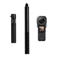 Insta360 ONE RS 1-Inch 360 Edition Action Camera 6K 360°Panoramic Video 21MP Photo FlowState Stabilization IPX3 Waterproof Sports Camera Built-in Battery + Selfie Stick &amp; Folded Tripod Handle