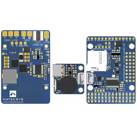 MATEK System H743-WING V3 STM32H743VIT6 3-8S Built-in OSD Baro Flight Controller For RC Multirotor F