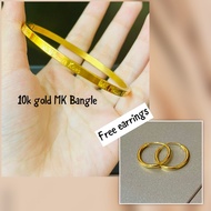 10K Gold Bangle Accessories