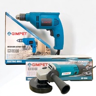 3ITEM] Paket Mesin Las T-REX 350WATT 135A - Mesin Bor 10mm GIMPET - Gerinda Tangn 4 INCH GIMPET Mesi