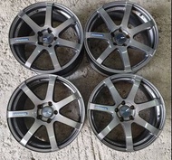 5x114正廠ENKEI PF07鈴18吋8J ET45⭕往下⬇️拉 詳細睇説明豐田/本田/KIA/Mazda/hyundai/BYD/WRX/電車/七人車