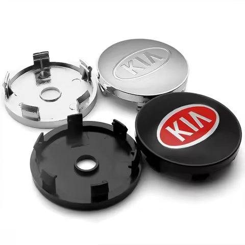 4PC 60mm Car Styling Wheel Center Hub Caps Cover Emblem Badge For Kia Ceed Picanto Rio 3 5 K3 K5 Sor