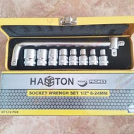 kunci sok set 10 pcs HASSTON PROHEX kunci shock socket sock set