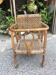 WH25092【四十八號老倉庫】二手 早期 台灣 藤椅 兒童椅 高42cm【懷舊收藏拍片道具】