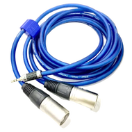 Dây Jack 3.5 ly ra 2 đầu Jack canon đực dài 3 mét Jack 3.5mm sang Jack canon XLR  jack 3.5 ra 2 đầu 