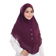 Habibi Noura Tudung Lateefa (Purple)