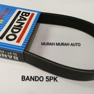 BANDO 5PK BELTING UNIVERSAL FAN BELT AIR COND BELT POWER STEERING BELT