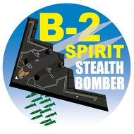 RBF B-2 SPIRIT 7CM STICKER S-C-B2