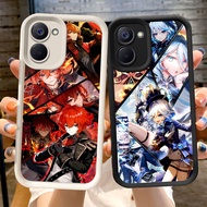 A-43 Genshin Impact Case for VIVO Y28S Y18S Y28 Y36 Y27S Y27 Y18E Y18i Y18 5G Black White