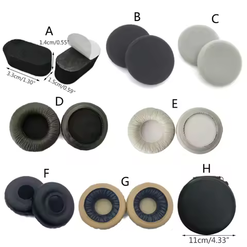 Replacement Earphone Ear Pads Earpads Sponge Soft Foam Cushion For Koss Porta Pro PP PX100 Headphone