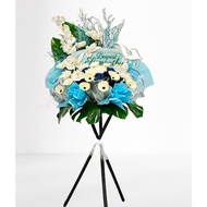 [AngelFlorist.com] Sympathy Stand - Peaceful Farewell