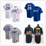 Ready Stock Fast ShippingDodgers Los Angeles Dodgers Baseball Uniform No. 24/8 BRYANT Kobe Commemora