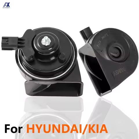 Dual Snail Horn 12V 110-125DB Waterproof High Low For Hyundai Accent MC Elantra XD HD MD UD Sonata E