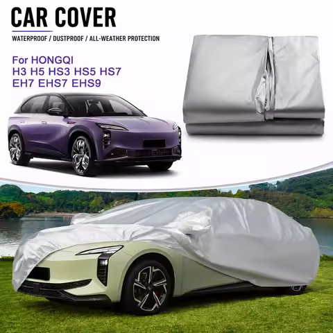 Car Cover For HONGQI H3 H5 HS3 HS5 HS7 EH7 EHS7 EHS9 Waterproof Dustproof Protective Cover Anti-Rain